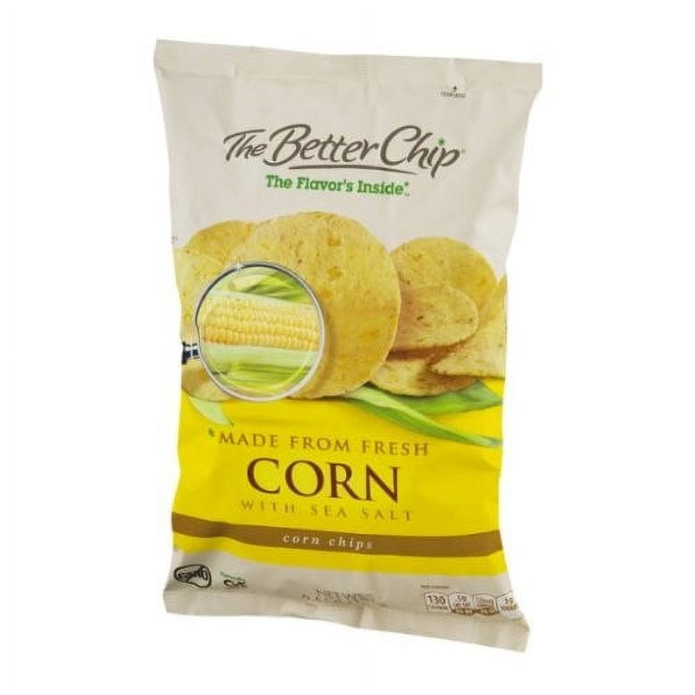 The Better Chip Corn Chips with Sea Salt, 6.4 Ounce
