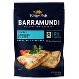 The Better Fish Barramundi Fillets (12oz) - Mild, Buttery White Fish ...