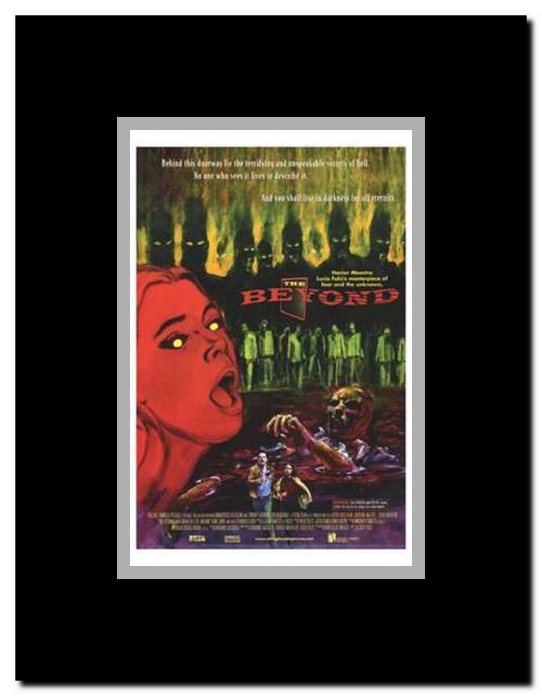 The Beyond Framed Movie Poster