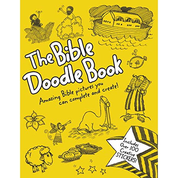 Pre-Owned The Bible Doodle Book: Amazing Bible Pictures You Can Complete and Create! (Paperback) 0310727162 9780310727163
