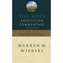 Pre-Owned The Bible Exposition Commentary: Old Testament Wisdom and Poetry Hardcover