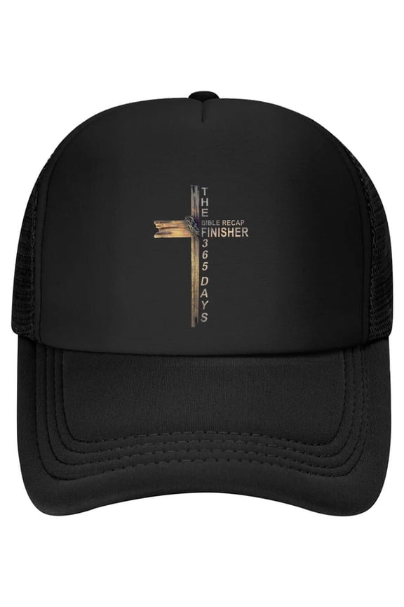 The Bible Recap Finisher 365 Days Cross Religious Baseball Cap