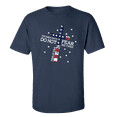 thumbnail image 1 of The Bible Says Do Not Fear 365 Times Psalm 23:4 Unisex Adult Short Sleeve T-shirt-Navy-xxl, 1 of 4