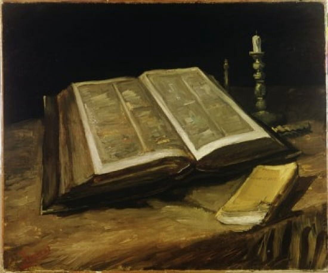 The Bible Still Life 1885 Vincent van Gogh (1853-1890Dutch) Oil on canvas Van Gogh Museum Amsterdam Canvas Art - Vincent van Gogh (18 x 24)