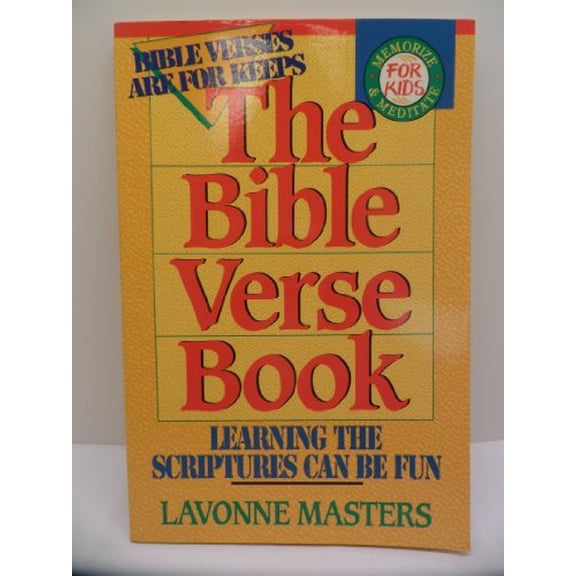Pre-Owned The Bible Verse Book (Paperback) 0840732295 9780840732293