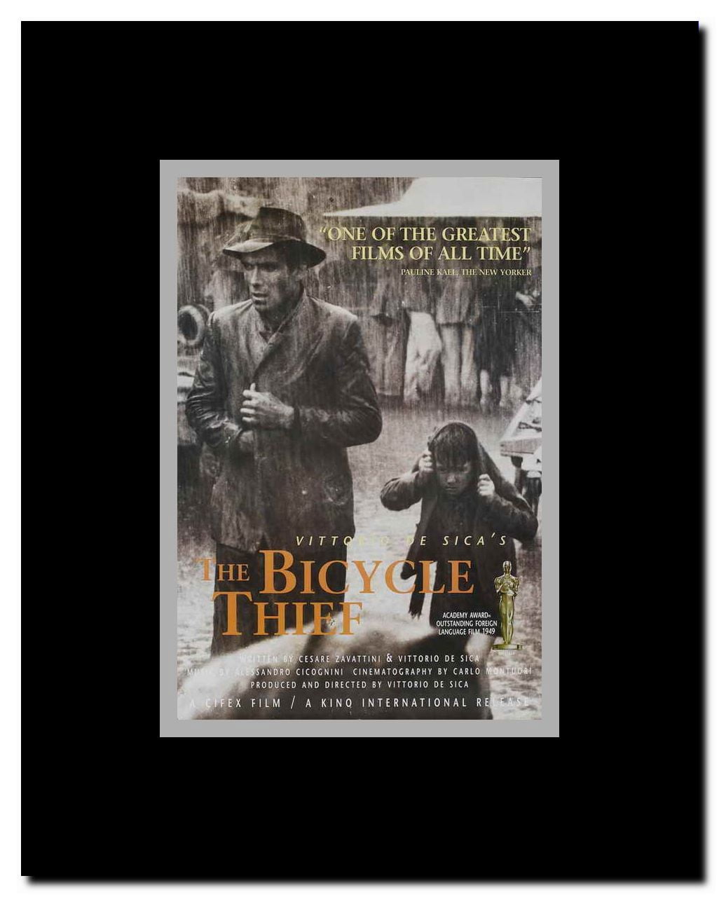 The Bicycle Thief Framed Movie Poster