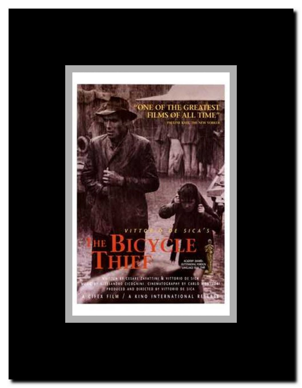 The Bicycle Thief Framed Movie Poster