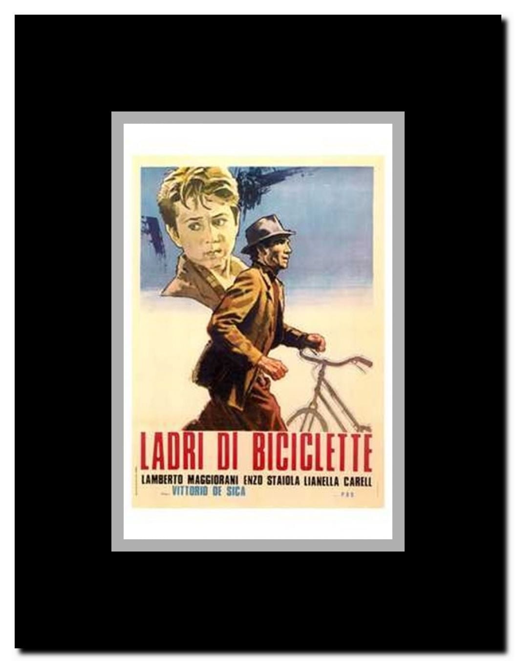The Bicycle Thief Framed Movie Poster