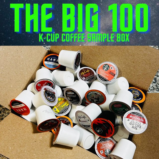 The Big 100 100 Different KCup Coffees, Lattes, Cocoas, and Teas