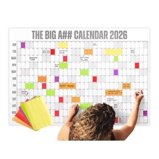 2026 Wall Calendar 2025-2026 Academic Wall Calendar Erasable Home ...