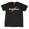 thumbnail image 1 of The Big Bang Theory BAZINGA Men's Black T-Shirt (Medium), 1 of 4