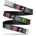 thumbnail image 1 of Adjustable Belt, Clamp Buckle, Cut-to-Fit, The Big Bang Theory Character Blocks Logo, 1 of 3