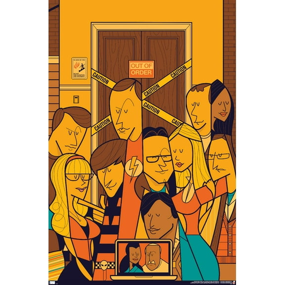 The Big Bang Theory - Elevator Wall Poster, 22.375" x 34"