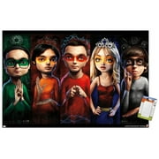 The Big Bang Theory - Faces Wall Poster, 22.375" x 34"