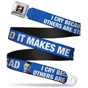 The Big Bang Theory Full Color Black White Red Sheldon I Cry Because Others Seatbelt Belt Kids
