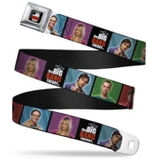 The Big Bang Theory Full Color Black White Red The Big Bang Theory Seatbelt Belt Standard