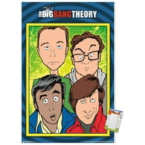 The Big Bang Theory - Geeks Wall Poster, 14.725" x 22.375"
