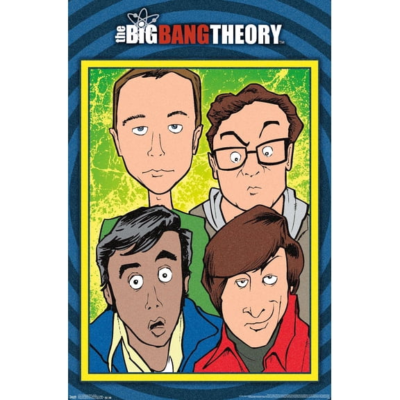The Big Bang Theory - Geeks Wall Poster, 14.725" x 22.375"
