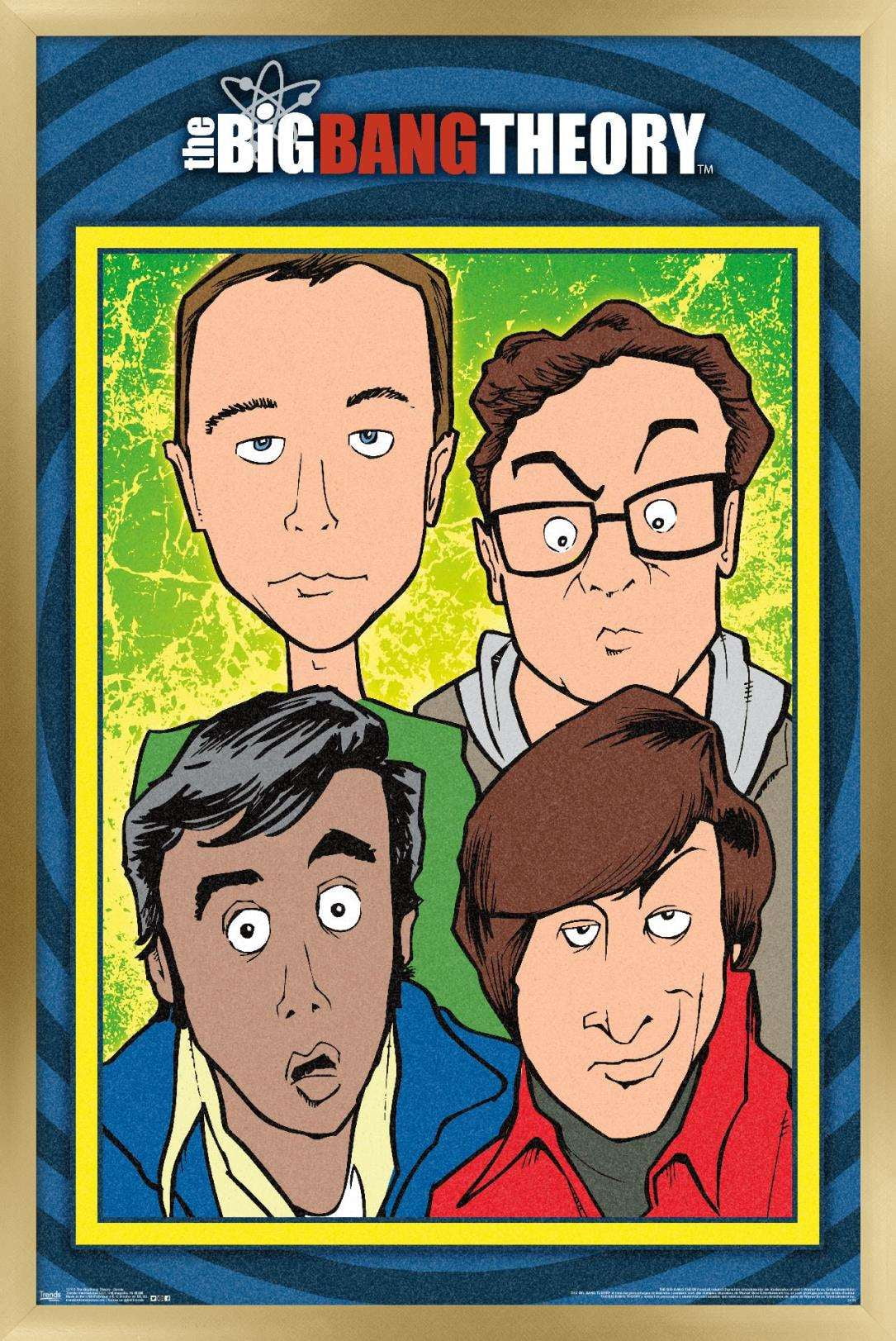 The Big Bang Theory - Geeks Wall Poster, 22.375