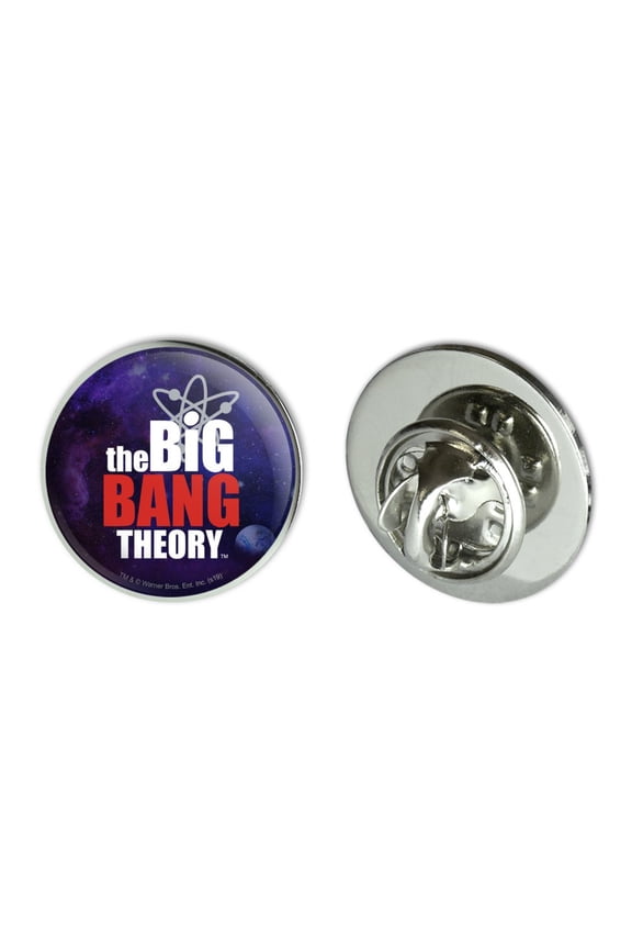 The Big Bang Theory Logo Metal 0.75" Lapel Hat Pin Tie Tack Pinback