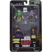 The Big Bang Theory Minimates Set 1 Action Figure Set, 4 Count