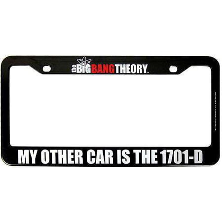 The Big Bang Theory My Other Car Is The 1701-D License Plate Frame