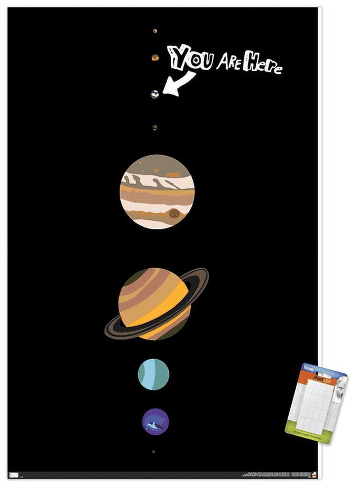 The Big Bang Theory - Planets Wall Poster, 14.725" x 22.375"