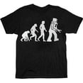 thumbnail image 1 of The Big Bang Theory Robot Evolution Adult T-shirt, 1 of 1