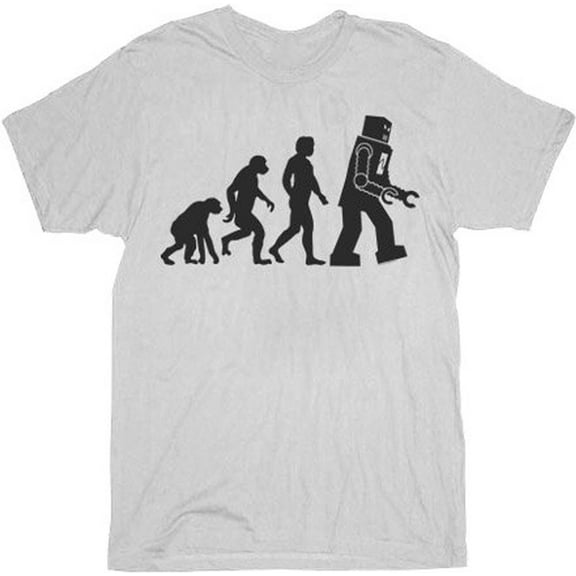 The Big Bang Theory Robot Evolution Adult T-shirt