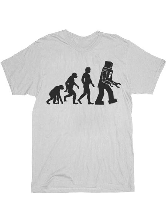 The Big Bang Theory Robot Evolution Adult T-shirt
