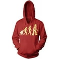 thumbnail image 1 of The Big Bang Theory Robot Evolution Sweatshirt Hoodie, 1 of 1
