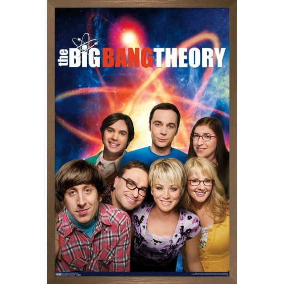 The Big Bang Theory - Season 8 - Key Art Wall Poster, 14.725" x 22.375", Framed