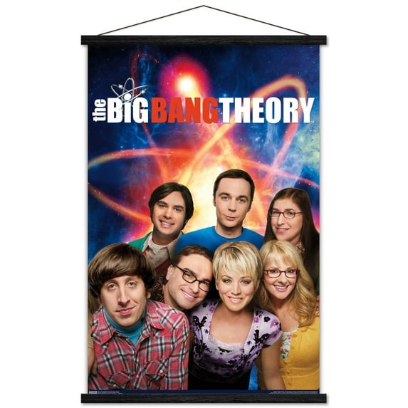 The Big Bang Theory - Season 8 - Key Art Wall Poster with Wooden Magnetic Frame, 22.375" x 34"