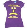 thumbnail image 1 of The Big Bang Theory T-Shirt I Cry Because Others Are Stupid Officially Licensed Emoticon, 1 of 2