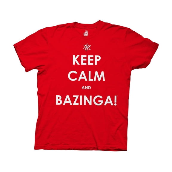 The Big Bang Theory T-Shirt Keep Calm & Bazinga Ripple Junction