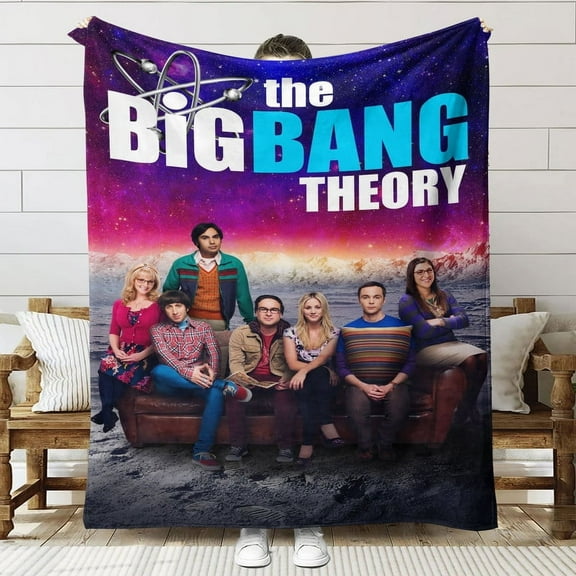 The Big Bang Theory Throw Blanket Gifts for Fans Lover Girls Boys Women Present Hoodie Him Bed 40"x50"