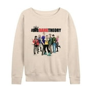 The Big Bang Theory - Women's Lightweight French Terry Wide Neck Long Sleeve Graphic Shirt