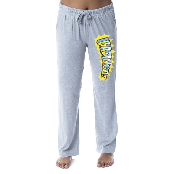 The Big Bang Theory Womens' Bazinga! Comic Print Sleep Pajama Pants