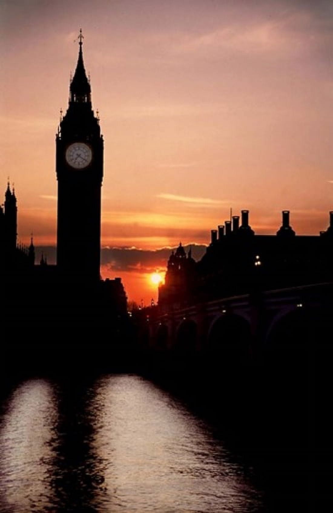 The Big Ben Clock Tower London England Canvas Art - Micah Wright DanitaDelimont (11 x 17)