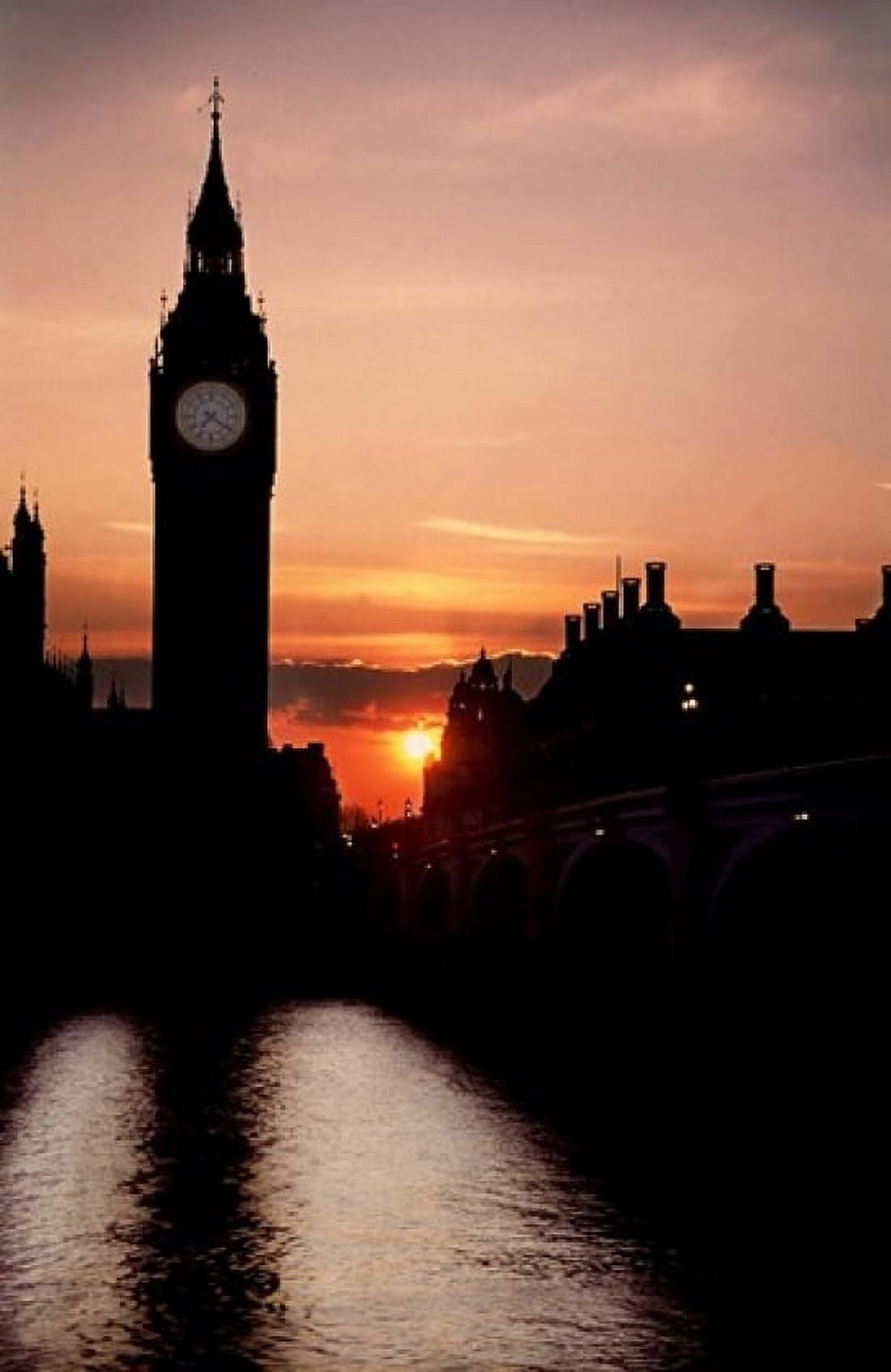 The Big Ben Clock Tower London England Canvas Art - Micah Wright DanitaDelimont (23 x 35)