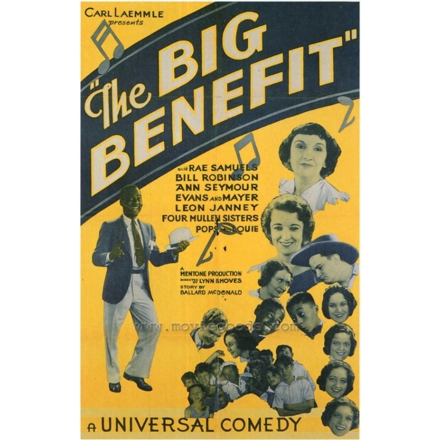 The Big Benefit Movie Poster Print 27 X 40 Walmart The Big Benefit Movie Poster Print 27 X 40 Walmart