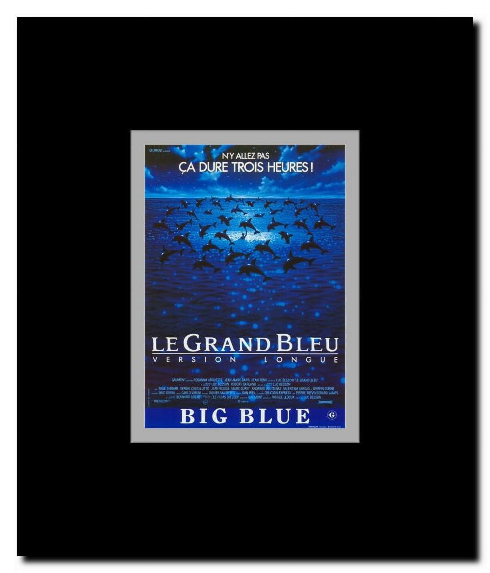 The Big Blue Framed Movie Poster