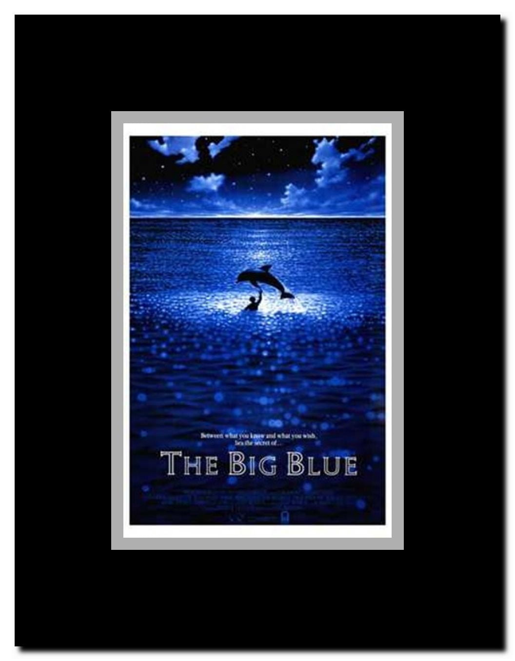 The Big Blue Framed Movie Poster