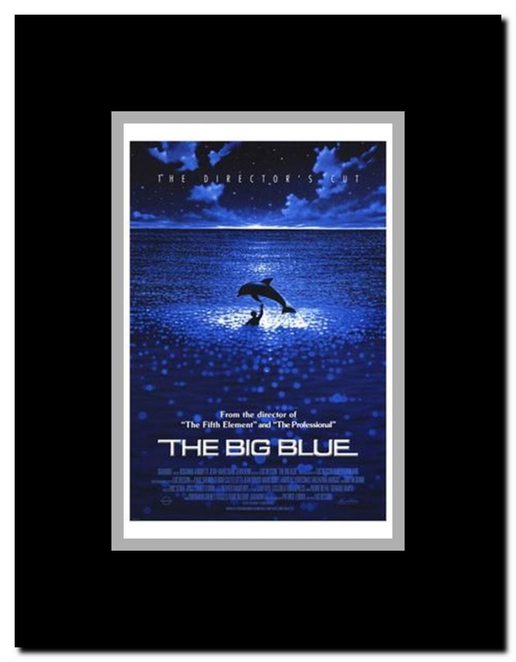The Big Blue Framed Movie Poster