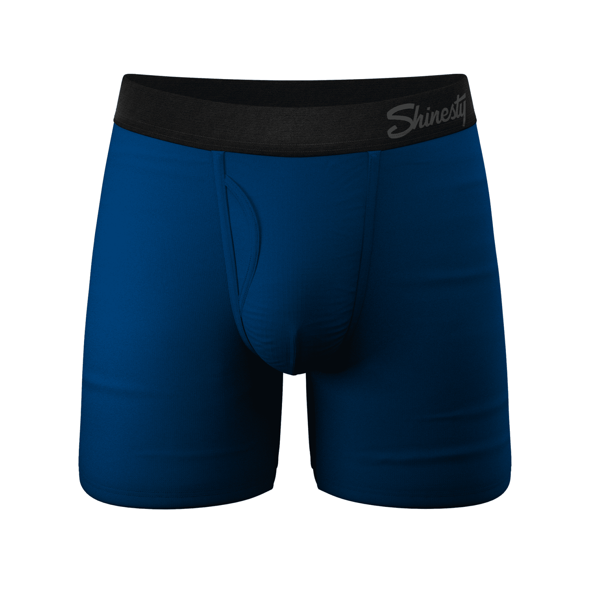 The Big Blue - Shinesty Dark Blue Ball Hammock Pouch Underwear With Fly 3X  