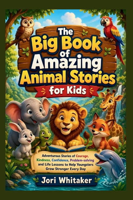 The Big Book of Amazing Animal Stories for Kids: Adventurous Stories of Courage, Kindness, Confidence, Problem-solving a, (Paperback)