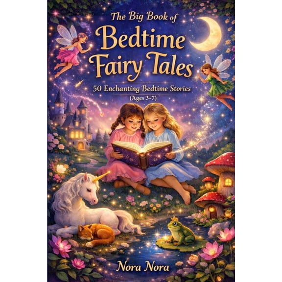 Themed Story Books for Children The Big Book of Bedtime Fairy Tales 50 Enchanting Bedtime Stories Fully Illustrated Treasury of Magical Bedtime Stories:, (Paperback)