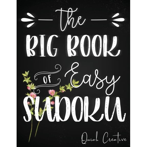 Floral Edition: The Big Book of Easy Sudoku (Paperback)