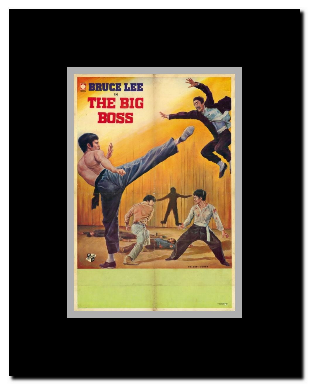 The Big Boss Framed Movie Poster