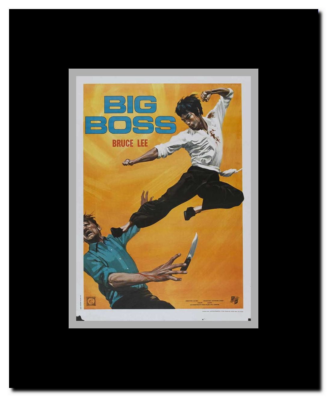 The Big Boss Framed Movie Poster